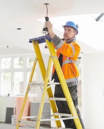 instalación de lamparas